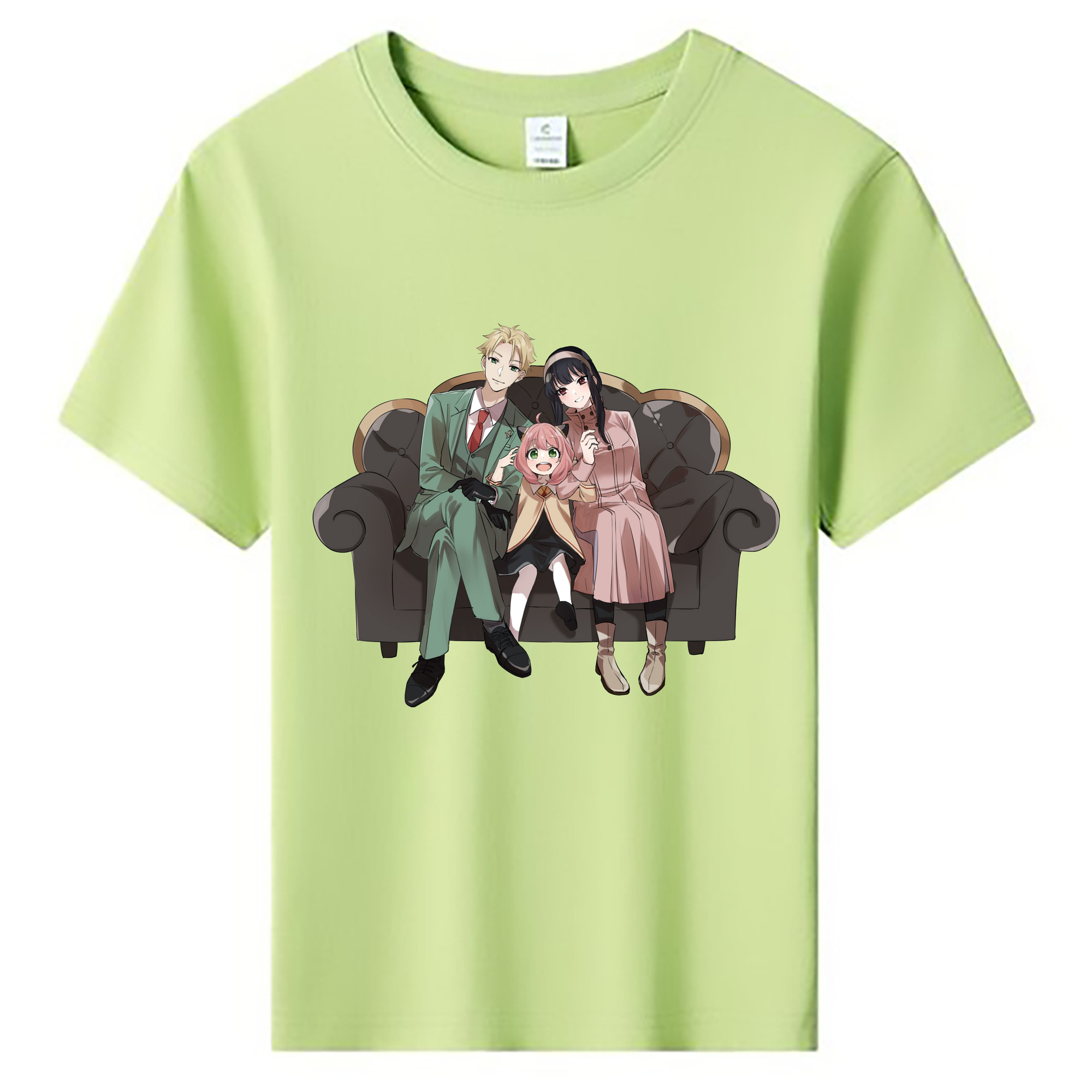 （画像用） SPY×FAMILY间谍家家酒 綿100％キッズTシャツ（フロントプリント）